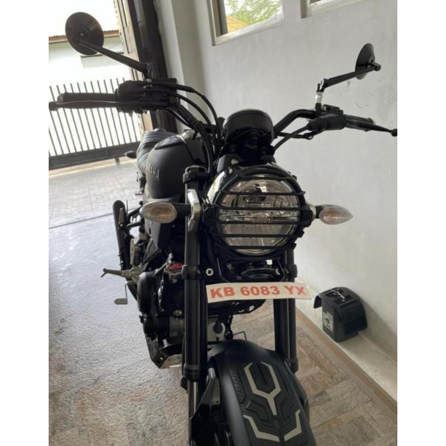COVER LAMPU YAMAHA XSR 155 GRILL LAMPU XSR 155 HEADLIGHT COVER XSR