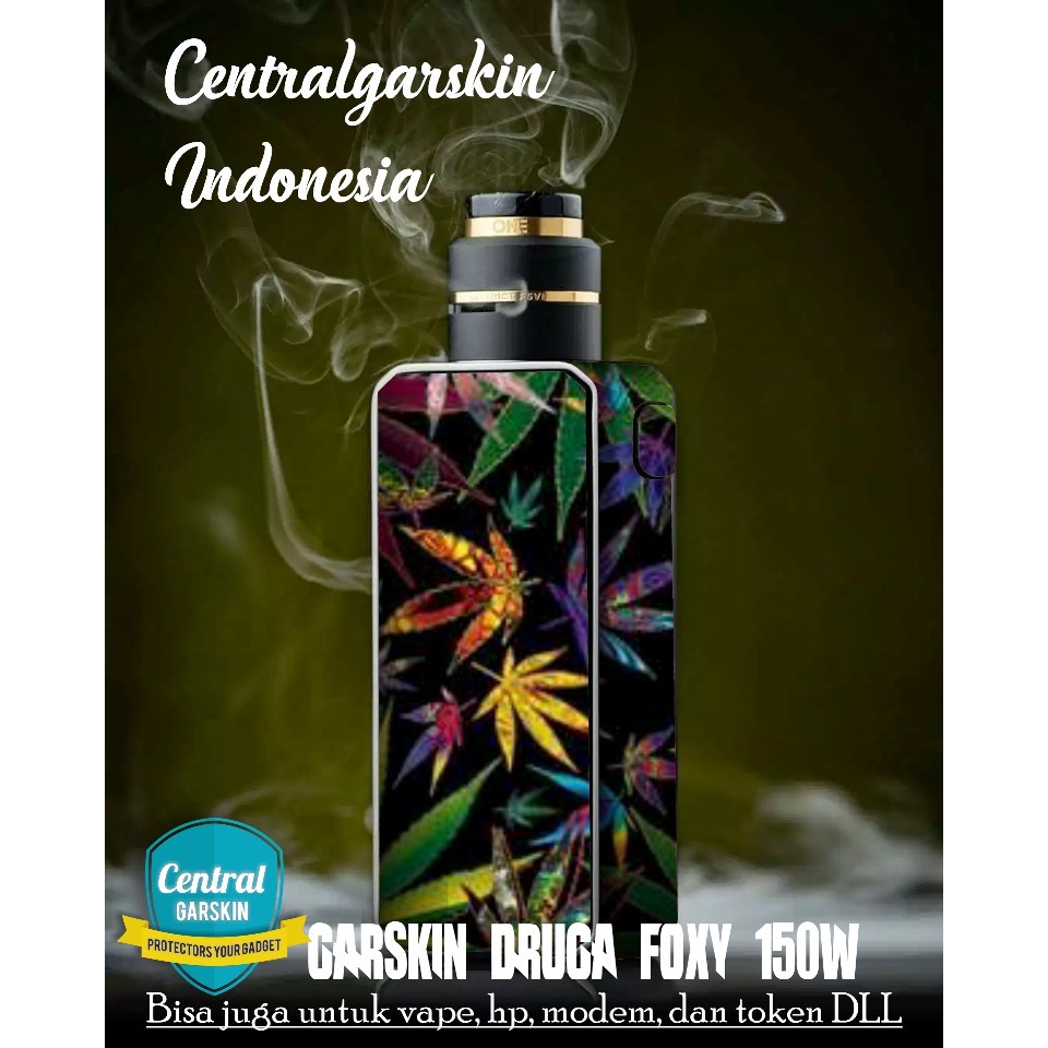 Promo 2Pcs Garskin Skin Druga Foxy 150w - Gratis Custom Garskin Case Stiker Protector Free Custom CO