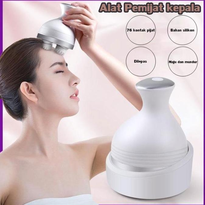Pemijat Kepala Elektrik / Scalp Massager / Alat Pijat Elektrik Kepala Yang Menenangkan Terapi Leher 