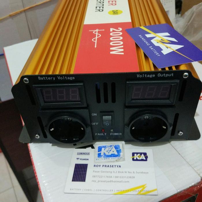 Pure sine wave PSW inverter STEC 24v 24 v 2000w 2000 w watt