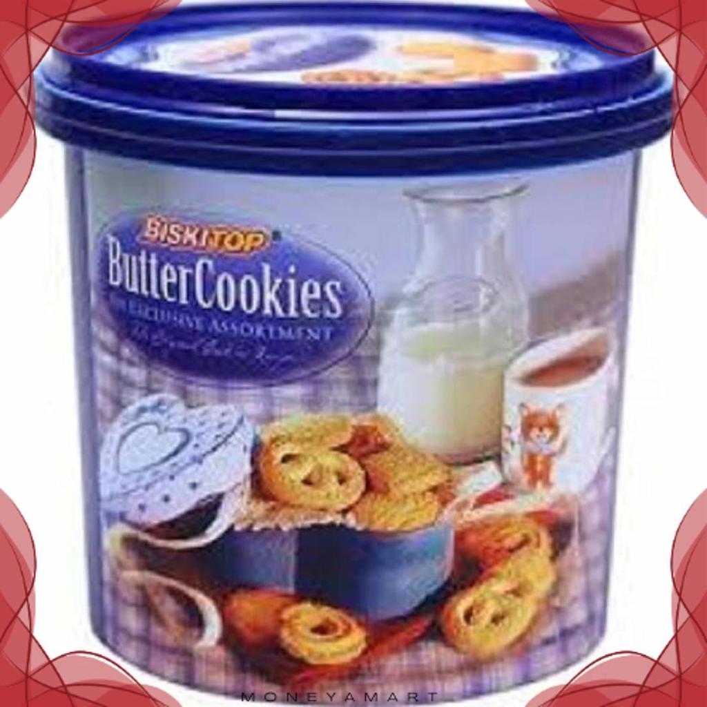 Terlaris Tbmo Biskitop Butter Cookies Handle 370Gr Biskuit Lebaran