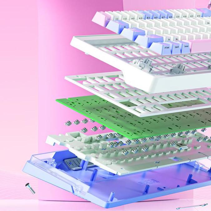 Zifriend ZA68 Mechanical Keyboard 68 Keys RGB Wired