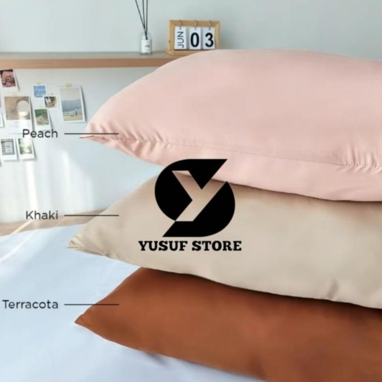 New (Termurah) Sarung Bantal Guling Polos / Sarung Bantal Polos / Sarung Bantal Motif Polos / Sarung