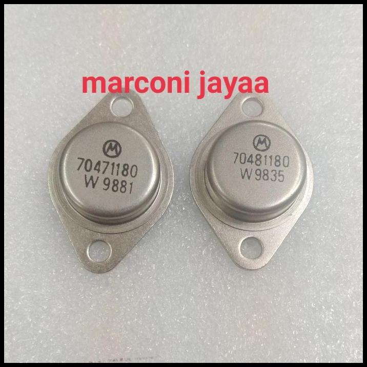 TERLARIS 70471180+70481180 SET.POWER TRANSISTOR JENGKOL MOTOROLA 
