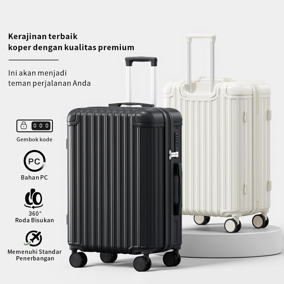 DISKON KOPER PRESIDENT 18/20/22/24 INCH MURAH ABS+PC FASHION ASLI IMPOR KOPER RINGAN HARDCASE SENYAP