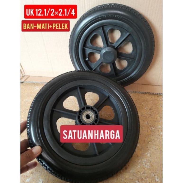 Ban Mati Kursi Roda Ukuran 12 / Roda Belakang Kursi Roda Ukuran 12
