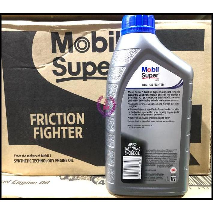BEST DEAL MOBIL SUPER 2000 FRICTION FIGHTER SYNTHETIC 10W-40 10W40 10W/40 API SP 