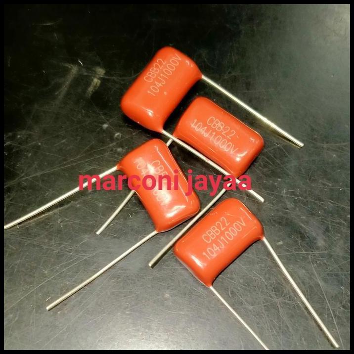 DISKON KAPASITOR MILAR CBB22 104J 1000V 