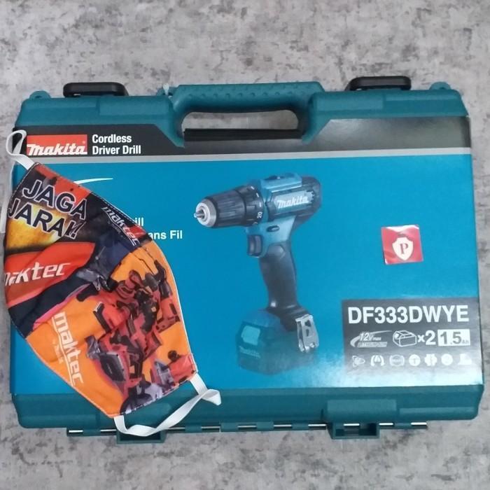 Mesin Bor Cordless DF333DWYE MAKITA / DF 333 DWYE MAKITA
