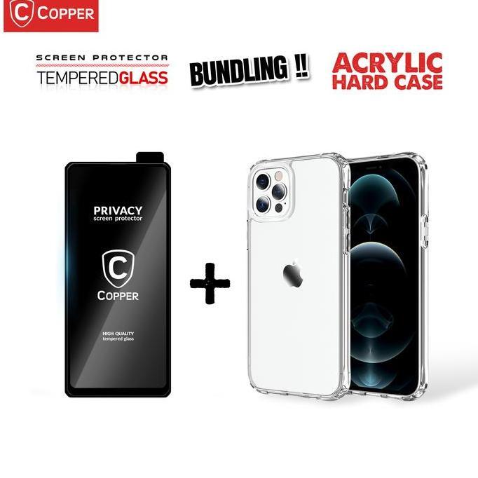 Samsung A52 - COPPER Tempered Glass PRIVACY ANTI SPY