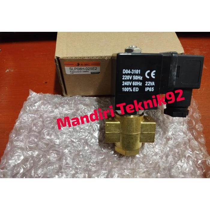 Solenoid valve 2 way NO EMC SLP-08