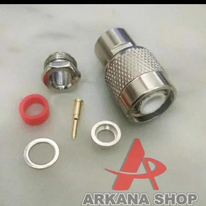 Connector Konektor TNC MALE Rg58 Clamp