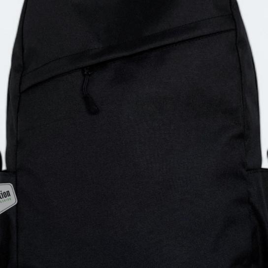 Tas Ransel Pria Wanita Tas Sekolah Kuliah Hitam Polos