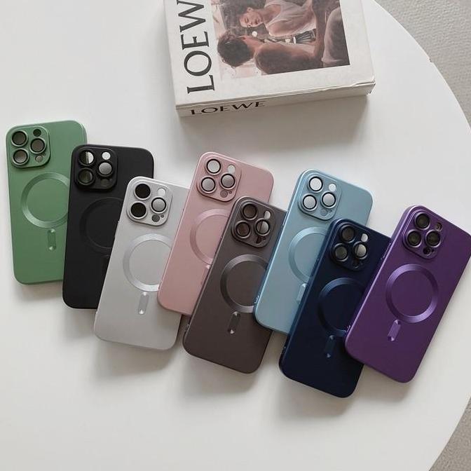 Soft Case Magnetik Magsafe Matte Iphone 11 X XR 7 8 SE Plus Pro Max
