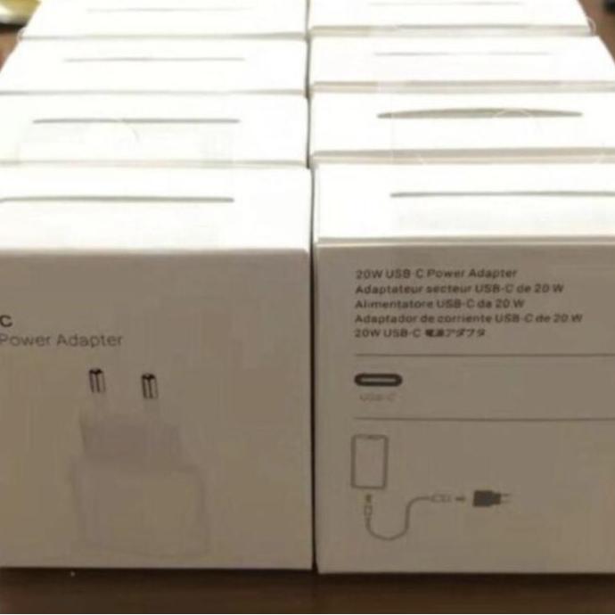 ORIGINAL APPLE IBOX ADAPTER 20w CHARGER IPHONE 11 12 PRO MAX 20 WATT