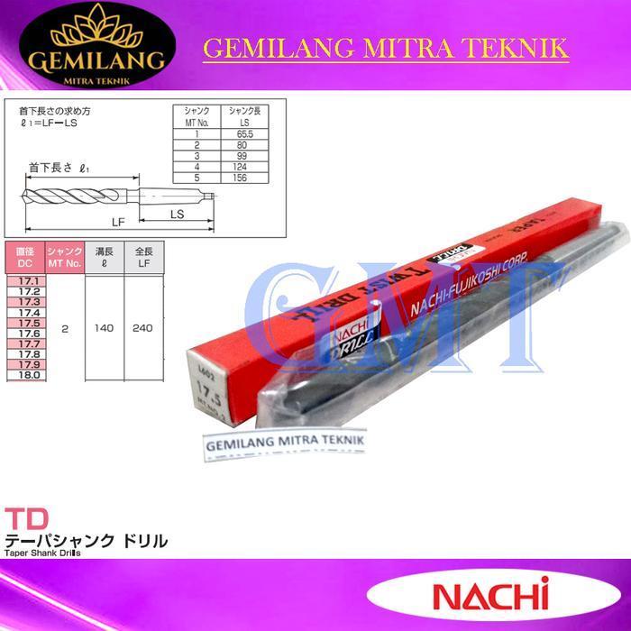 Mata Bor Besi Nachi 17.5mm Taper