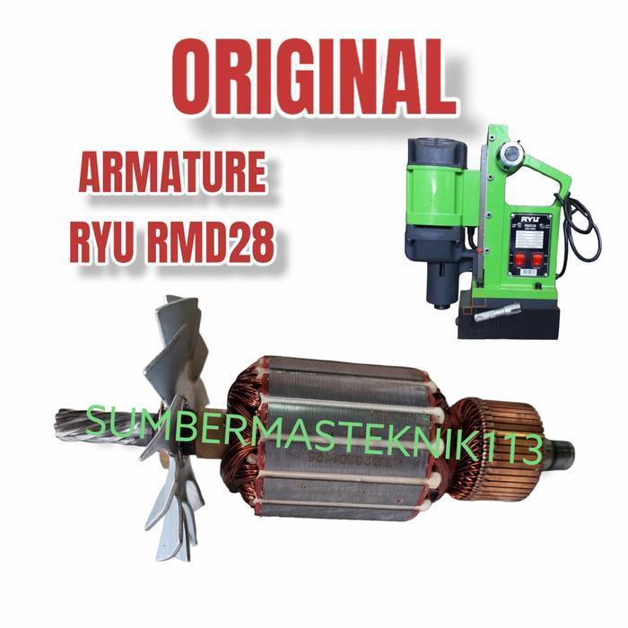 ARMATURE RYU RMD28 ANGKER MESIN BOR MAGNET RYU RMD 28 ORIGINAL RYU