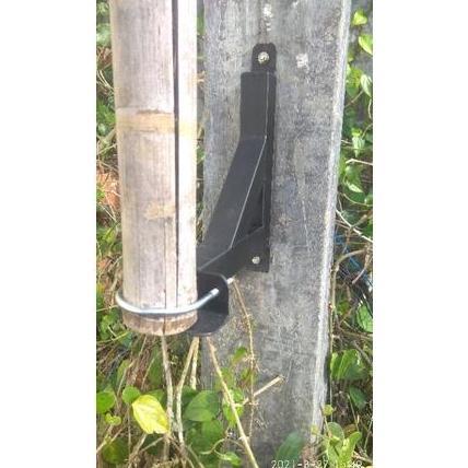 Breket Tiang Antena TV, WIFI atau Tiang Bendera 1 Inchi