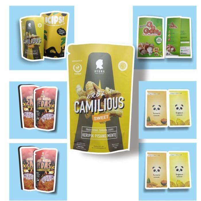 STANDING POUCH CUSTOM 15 cm x 22 cm 1.000 Pcs BANDUNG