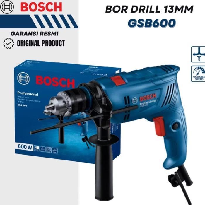 BOSCH GSB 600 MESIN BOR BETON BOSCH BOLAK BALIK 13MM (2ARAH)