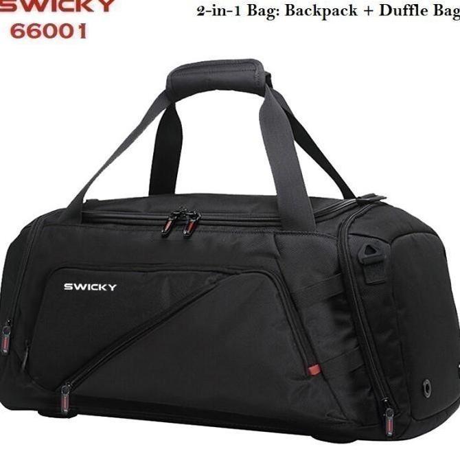 TERMURAH - SWICKY 66001 - Tas Travel Outdoor Multifungsi - Backpack Duffle Bag