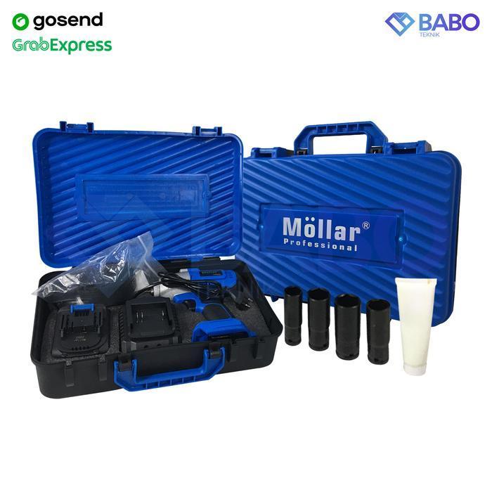 MOLLAR CIW20500 CORDLESS IMPACT WRENCH BUKA BAUT MOBIL 500NM