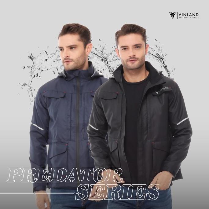 Jaket Motor Pria Tebal Waterproof VINLAND | PREDATOR