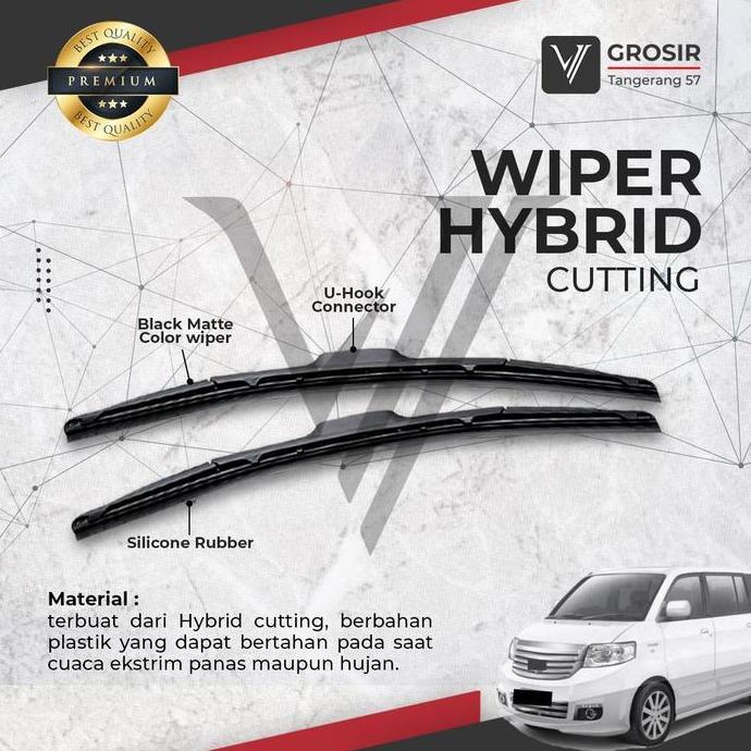 WIPER MOBIL APV HYBRID ECO / WIPER APV HYBRID 2 PCS DISKON