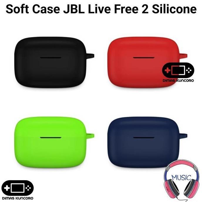 SOFT CASE JBL LIVE FREE 2 SILICONE SILIKON FREE2 TWS COVER PROTECTOR SUPER BASS