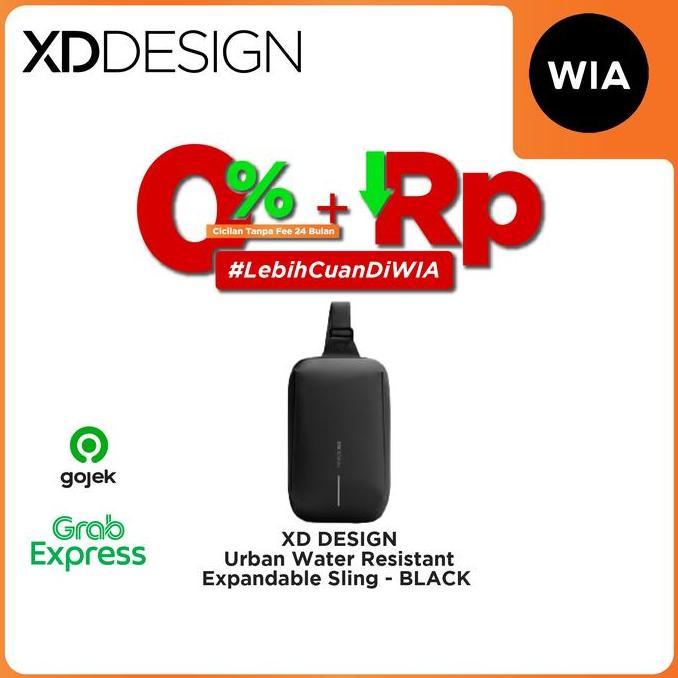 TERMURAH - WIA XD Design Urban Water Resistant Expandable Sling Bag Tas Selempang Shoulder Bag