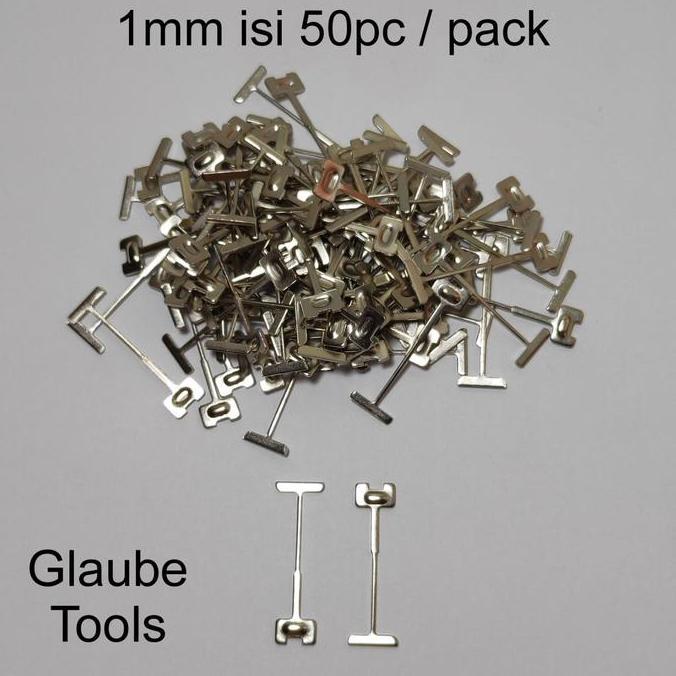 50Pcs Nut Perata Keramik 1Mm Besi Iron Rod Pin Keramik 1 Mm Best Seller