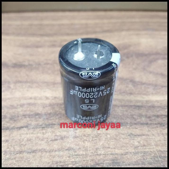 TERLARIS KAPASITOR ELCO 22000UF 25V 41MM X 30MM 