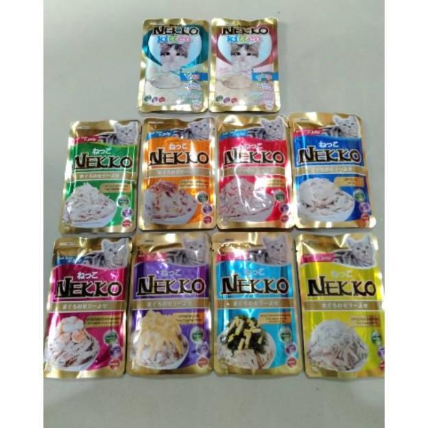 Nekko Pouch Cat Food 70gr Makanan Kucing Basah