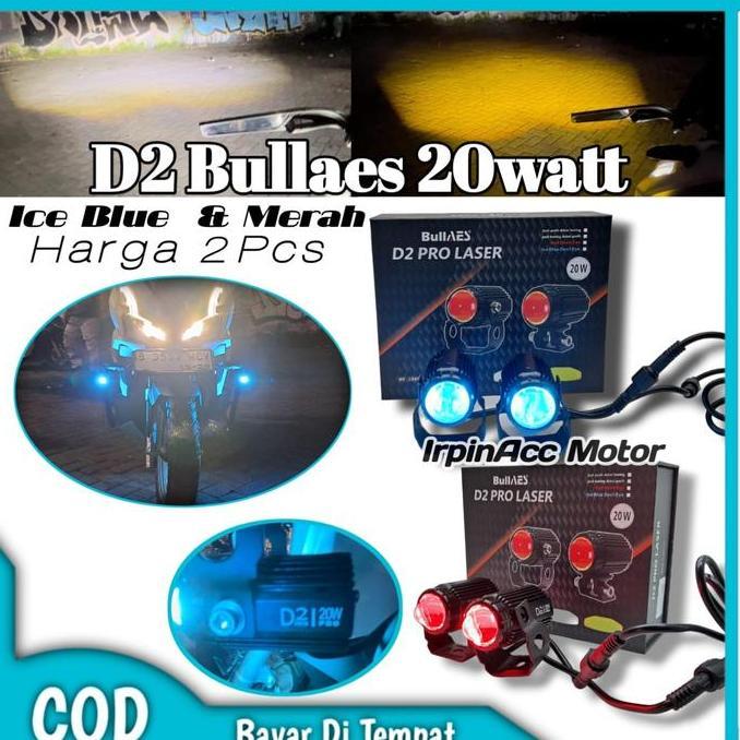Bullaes 20Watt Demon Lampu D2 Laser Bullaes 20Wat Demon Ice Blue Dan M Motorcycle