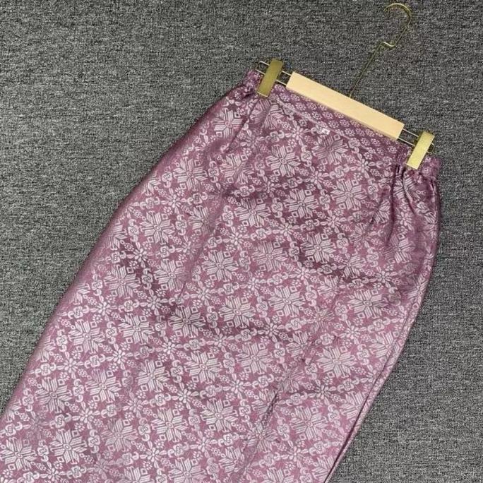 Songket Cewek Bawahan Wanita // Rok Songket Instan Ukuran S-2XL rok songket kebaya terbaru motif ele