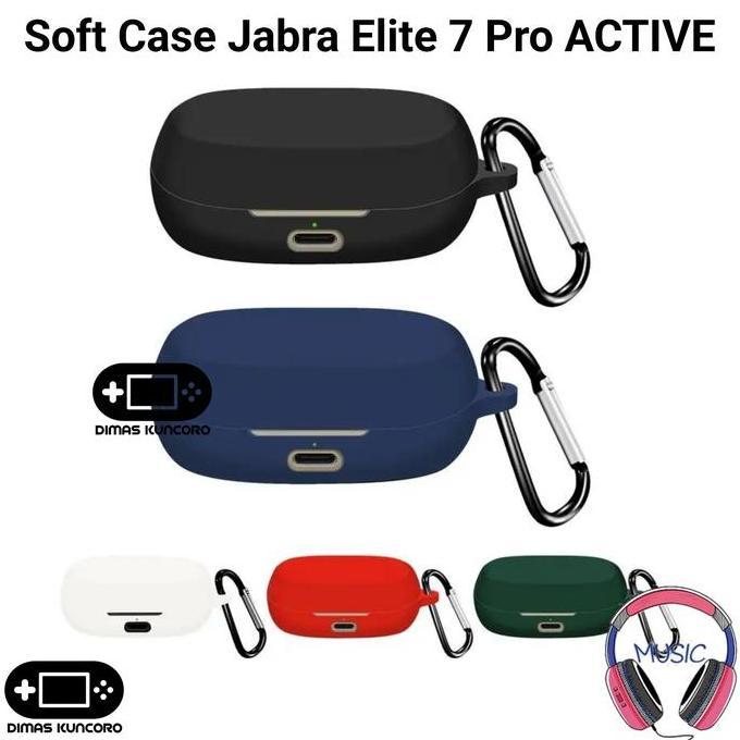 SOFT CASE JABRA ELITE 7 PRO ACTIVE SILICONE SILIKON TWS COVER CASING PRODUK TERLARIS