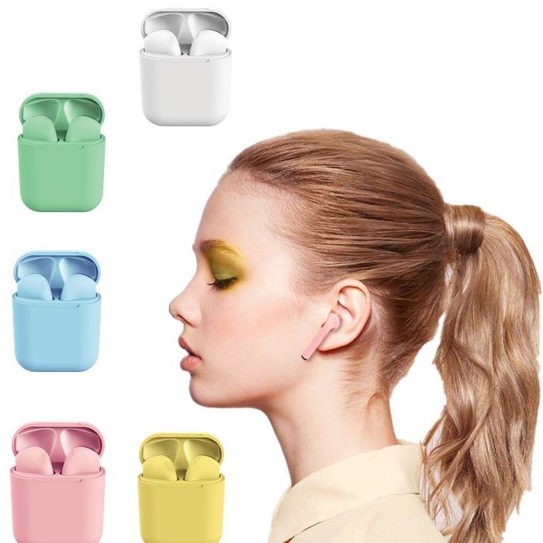 Hot Product Bisa Cod Original I12 Tws Murah Wireless Headset Bluetooth Earphones Full Bass 5.0 Macar