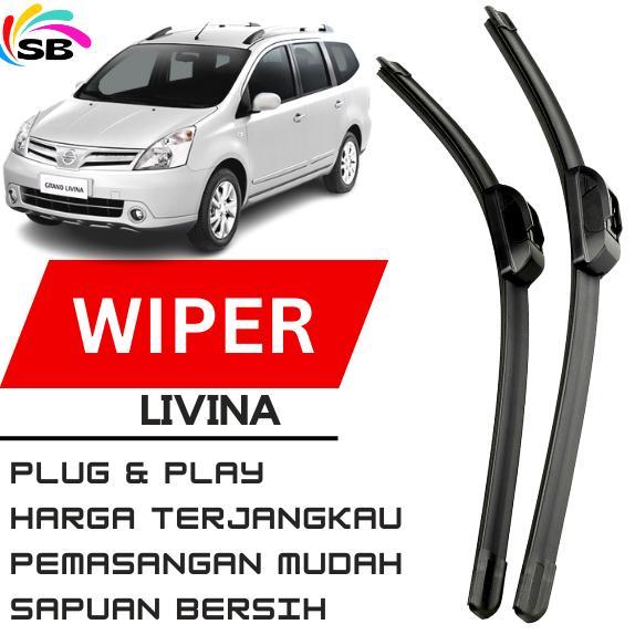 terbaru wiper depan nissan livina 2006 - 2018 wiper livina 2006 - 2018 frameless