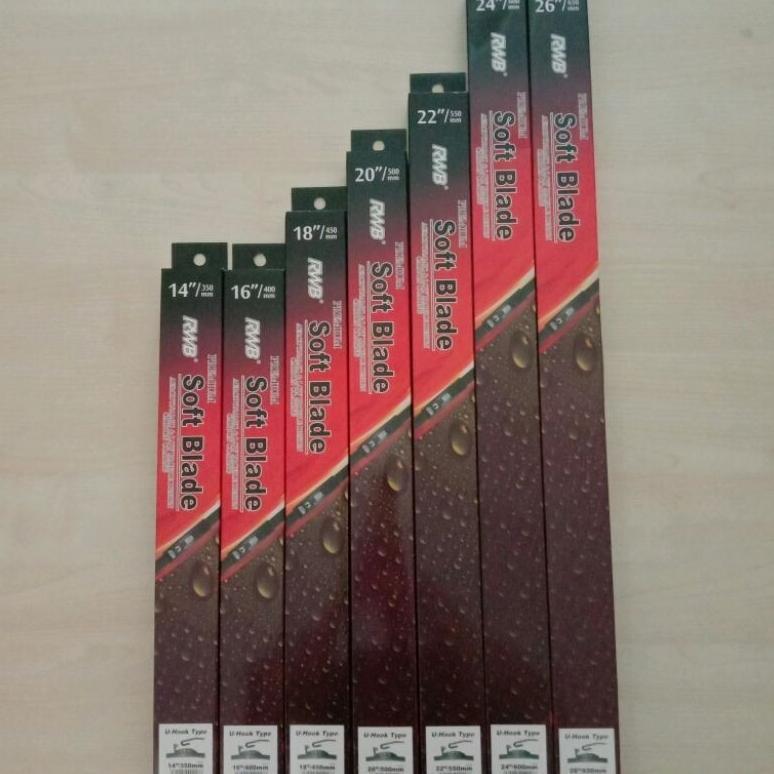 bestpromo wiper mobil banana rwb / wiper frameless rwb / wiper rwb softblade