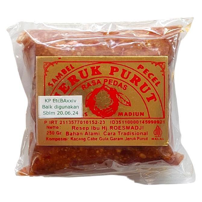 COCOK NASI HANGAT SAMBEL PECEL JERUK PURUT BUMBU KACANG INSTAN RESEP SAMBEL PECEL MADIUN