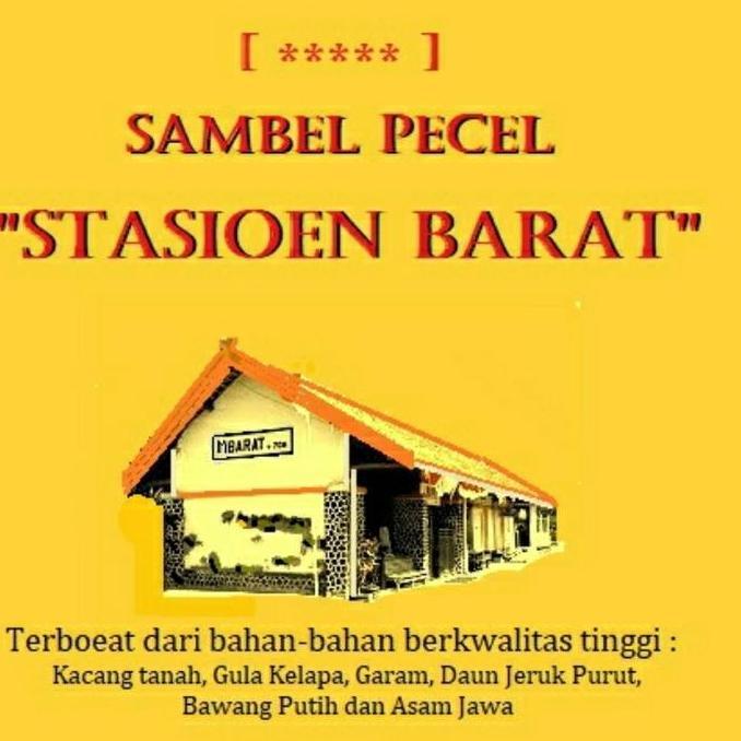 TRADISIONAL SAMBEL BUMBU PECEL MADIUN 500 GR " STASIOEN BARAT "