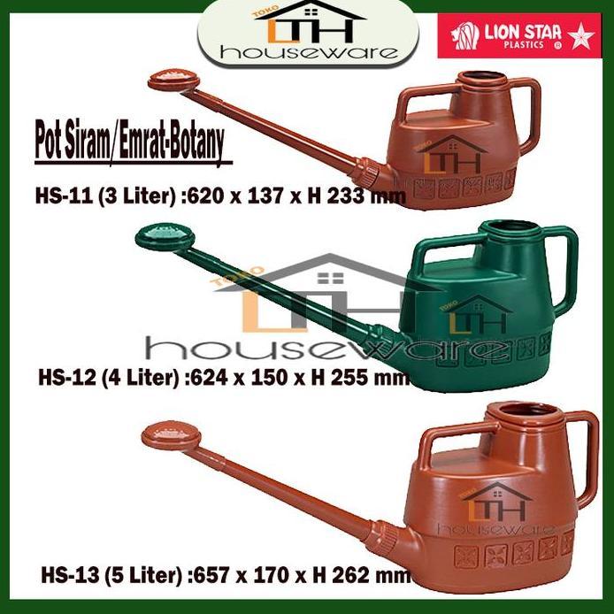 POT SIRAM TANAMAN 4 LTR LION STAR / EMRAT PLASTIK BOTANY HS12