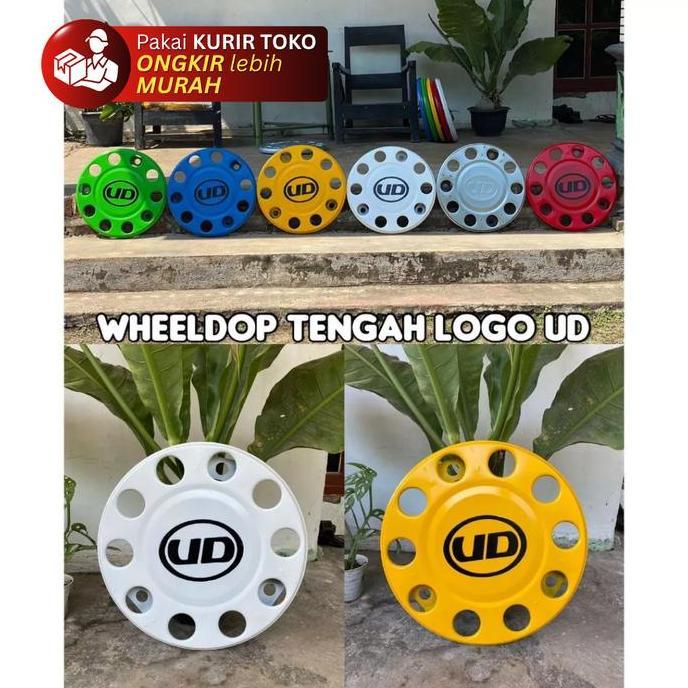 AMDOXTE (2 Pcs) Weldop Depan Ring 20 Baut 10 Mentah Warna Kendaraan Truk Bus Wildop Ring 20 Lubang 1