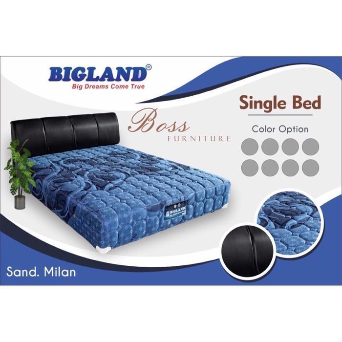 Single Bed Bigland Multibed Springbed Dengan Sandaran PROMO Garansi Murah