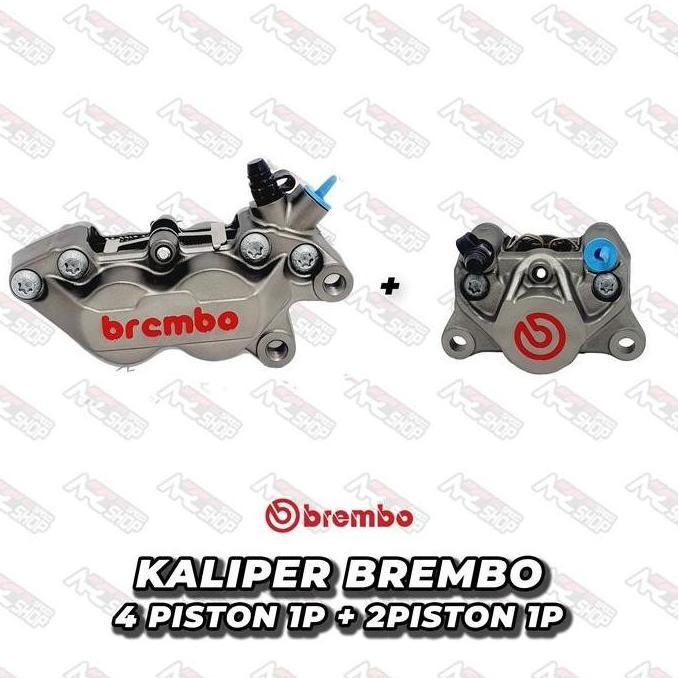 Kaliper Brembo Depan Belakang 4piston 1pin Kanan & 2piston 1pin murah