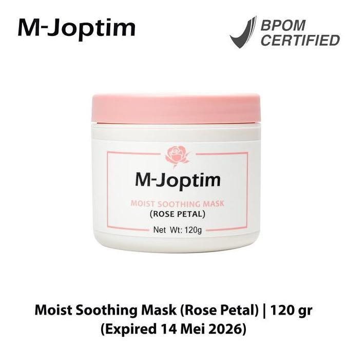 TERBARU - M-Joptim Moist Soothing Mask (Rose Petal)- Masker Jelly untuk menenangkan, melembapkan dan