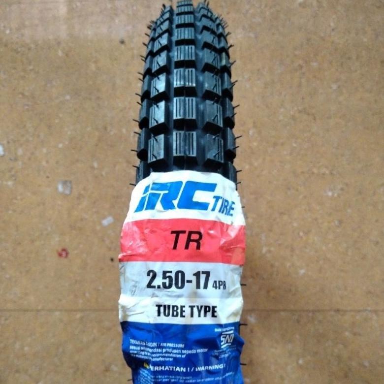 BAN IRC TRIAL 250 RING 17 IRC TR TRIALS 2.50-17 25017 Ban Semi Trail Tril Tubetype