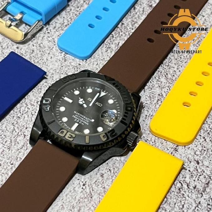 Ready Strap Tali Jam Tangan Rubber Silicon Halus Size Lengkap Cocok Di Gunakan Di Jam Tangan Alexand