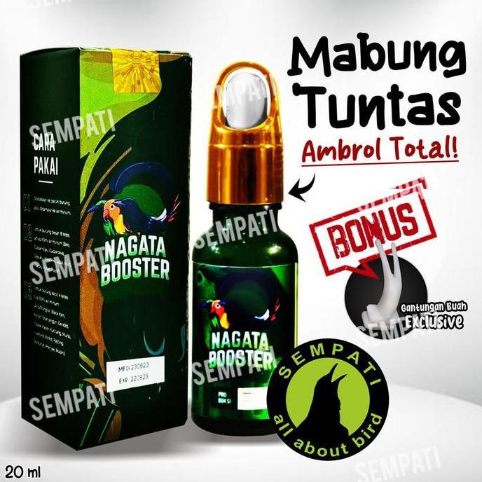 BONUS - SEMPATI Nagata Booster Vitamin Burung Murai Lovebird Kacer Kenari Cucak Ciblek Obat Atasi Bu