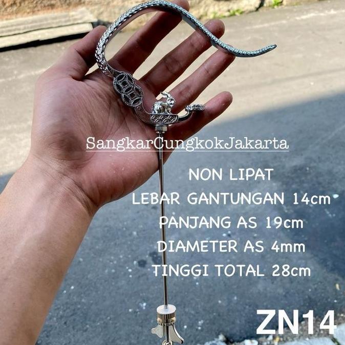 SUPER HEMAT - Gantungan Sangkar Besar Stainless Kuningan Hwamei Murai Kacer Ori Cungkok